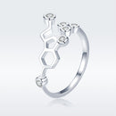 925 Sterling Silver 0.2cm Wide Ring for Women-4