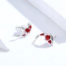925 Sterling Silver Plated Earrings with Pavé Setting CZ for Women-2