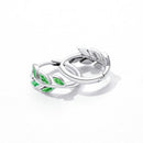 925 Sterling Silver Enamel Oxidized Silver Earrings for Women, 1.2*0.5cm-4