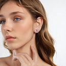 925 Sterling Silver Earrings with Enamel and Transparent Glass for Women-7