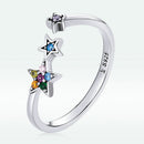 925 Sterling Silver Oxidized Pavé Setting CZ Ring-2