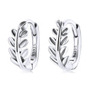 S925 Oxidized Silver Earrings 1.2*0.5cm for Women-1