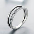 925 Sterling Silver 0.6CM Width Ring Size 6 for Women-3