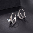925 Sterling Silver Moissanite 0.3ct Earrings Size 1.2*0.6cm for Women-5