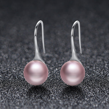925 Sterling Silver Oxidized Pearl Earrings for Women - 0