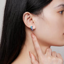 925 Sterling Silver Enamel Crafted Earrings for Women - 16x9mm-7
