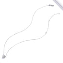 925 Sterling Silver Adjustable Cubic Zirconia Pendant Necklace for Women-6