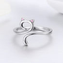 S925 Sterling Silver Adjustable Ring for Women-4