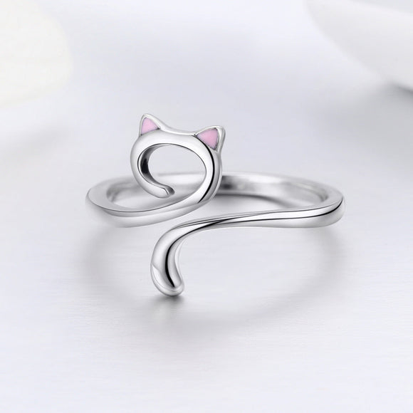 S925 Sterling Silver Adjustable Ring for Women