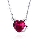 925 Sterling Silver Necklace with 1.5x1.3 cm Pendant for Women-3