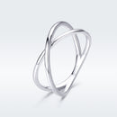 925 Sterling Silver Plated Platinum Ring Size 5.0 for Women-2