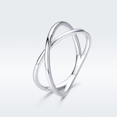 925 Sterling Silver Plated Platinum Ring Size 5.0 for Women - 0