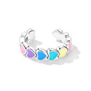 925 Sterling Silver Enamel Oxidized Silver Earrings-2