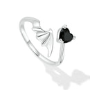 925 Sterling Silver Oxidized Pavé Setting CZ Ring-6