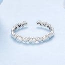 925 Sterling Silver Oxidized Silver 0.3cm Width Ring for Unisex-3