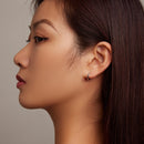 925 Sterling Silver Earrings for Women - Style A, 1.1x0.2cm, Platinum Plated-6