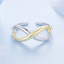 925 Sterling Silver Plated White Gold Ring for Women-3