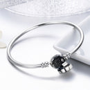 925 Sterling Silver Bracelets Size 17.0 for Women-5