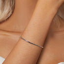 925 Sterling Silver + White Gold Plated Bracelet-6