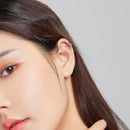 925 Sterling Silver Earrings 1.2*0.8cm with Platinum Plating for Women-7