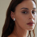 S925 Sterling Silver Earrings with Plated Platinum for Women-7