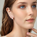 925 Sterling Silver White Gold Plated Freshwater Pearl Earrings for Women-7