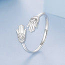 925 Sterling Silver Pavé Setting CZ Ring for Women-2