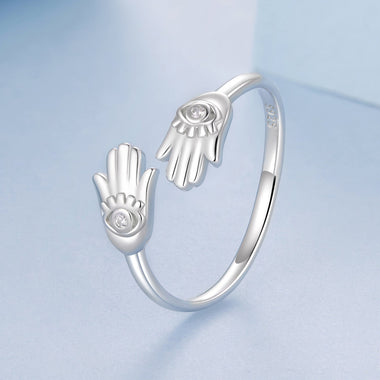 925 Sterling Silver Pavé Setting CZ Ring for Women - 0