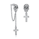S925 Sterling Silver Oxidized Earrings for Women-2