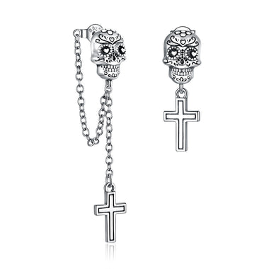 S925 Sterling Silver Oxidized Earrings for Women - 0