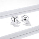 925 Sterling Silver Oxidized Silver Earrings-2