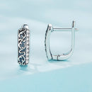 925 Sterling Silver Earrings with Pavé Setting CZ - 1.3m x 0.5m for Women-3