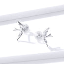 925 Sterling Silver Earrings 0.7*1.2cm for Women-2