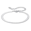925 Sterling Silver Plated White Gold Bracelet for Unisex-1
