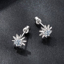 925 Sterling Silver Moissanite 0.10 Carat Earrings for Women - 0.7cm Size-3
