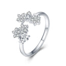 S925 Sterling Silver Pavé Setting CZ Ring for Women-1