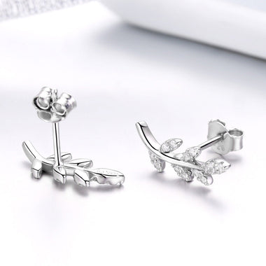 925 Sterling Silver Earrings with CZ - 0