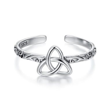 925 Sterling Silver Oxidized Silver Ring for Women