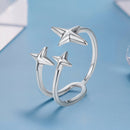 925 Sterling Silver Oxidized Silver Ring for Women-2