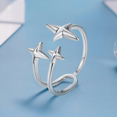925 Sterling Silver Oxidized Silver Ring for Women - 0