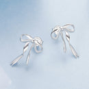925 Sterling Silver Earrings with White Gold Plating - 1.8x1.3cm for Women-3