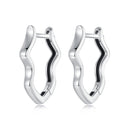 925 Sterling Silver & Oxidized Silver Earrings for Women-2