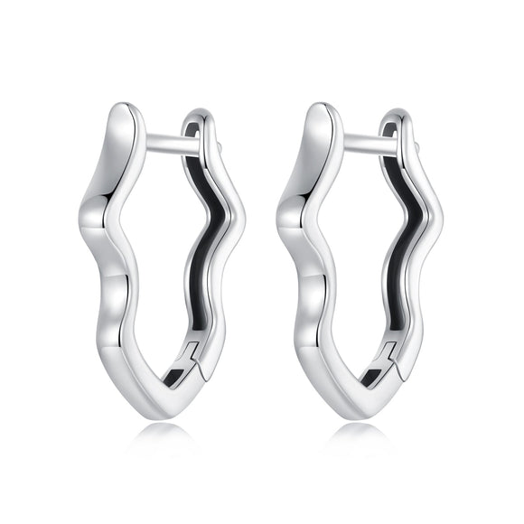 925 Sterling Silver & Oxidized Silver Earrings for Women