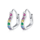 925 Sterling Silver Earrings with Pavé Setting CZ for Women-3