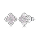 925 Sterling Silver Moissanite 0.8cm Earrings for Women-1