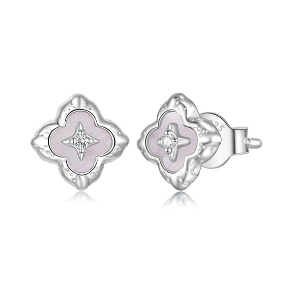 925 Sterling Silver Moissanite 0.8cm Earrings for Women