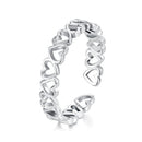 925 Sterling Silver Oxidized Silver 0.4cm Wide Ring-1