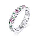 925 Sterling Silver Ring with Pavé Setting CZ - Size 6.0-2