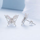 925 Sterling Silver Opal Nanometer Stone Earrings for Women-5