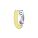 925 Sterling Silver Enamel Earrings 0.7cm for Women-5